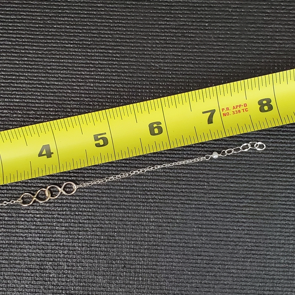 Infinity Gold Tone Double Chain Bracelet NWT - Picture 7 of 7